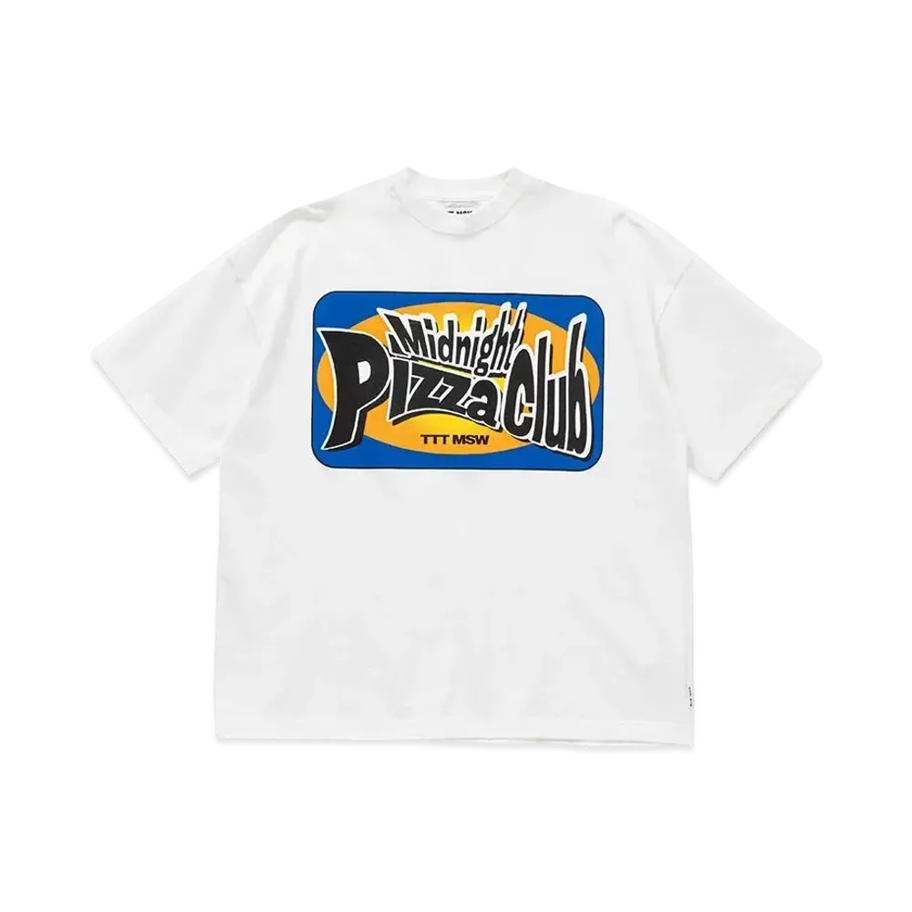 TTT MSW x MIDNIGHT PIZZA CLUB T-Shirt "White"