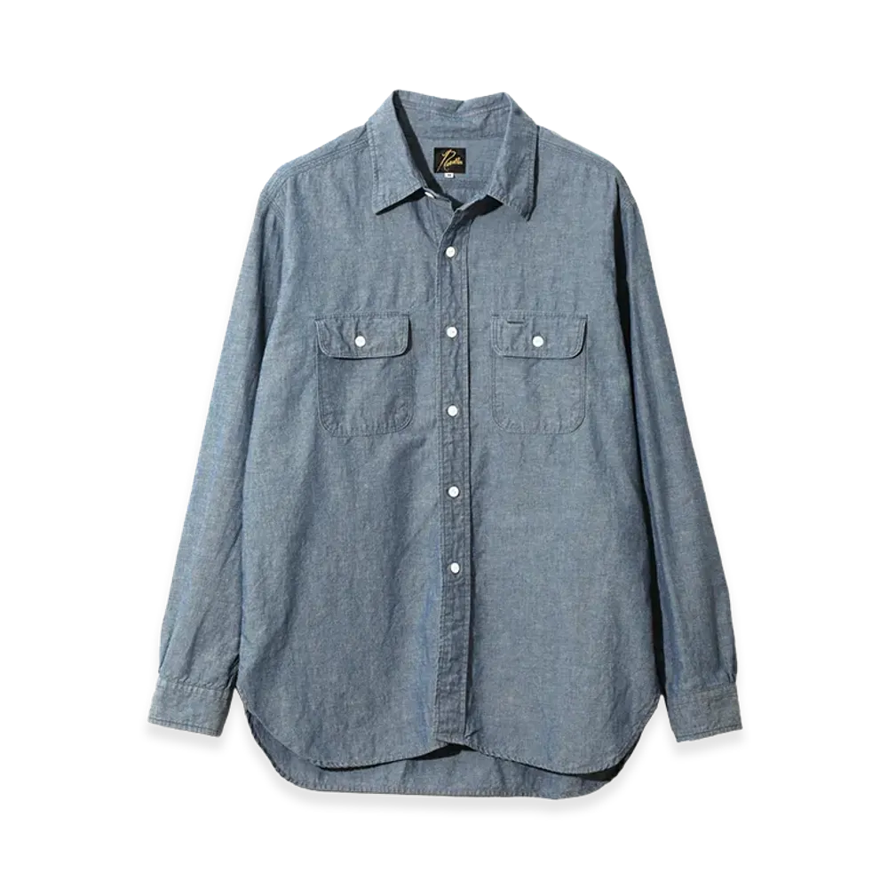 NEEDLES Work Shirt - C/L Chambray "Blue"