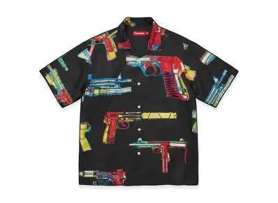 Supreme Guns Silk S/S Shirt "Black"