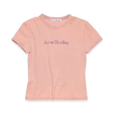 Acne Studios Blurred Logo T-Shirt "Faded Purple"
