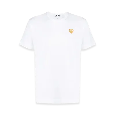 PLAY COMME des GARCONS Heart Cotton T-Shirt "White"