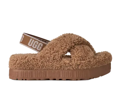 UGG Women's Oh Fluffita Cross Strap "Chestnut"