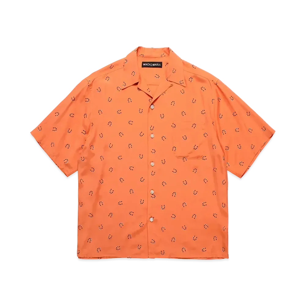 WACKO MARIA Hawaiian Shirt "Orange"