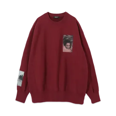 UNDERCOVER Twin Peaks Cotton Sweatshirt Pullover "Dark Red"