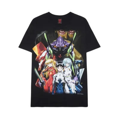 Geeks Rule 15 Silkscreen Printing x Neon Genesis Evangelion T-Shirt Vol.03 "Black"