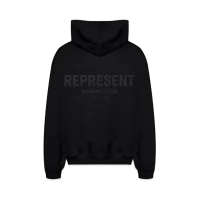 REPRESENT Owners Club Hoodie "Black/Refrective"