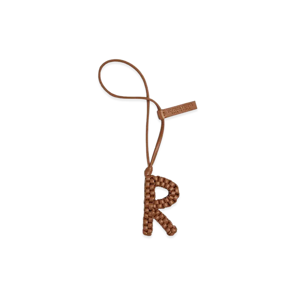 Bottega Veneta Letter R Charm "Wood"