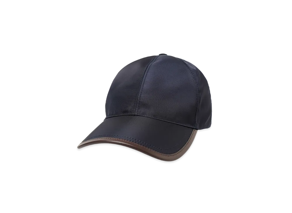 PRADA Re-Nylon Baseball Cap "Navy Blue"
