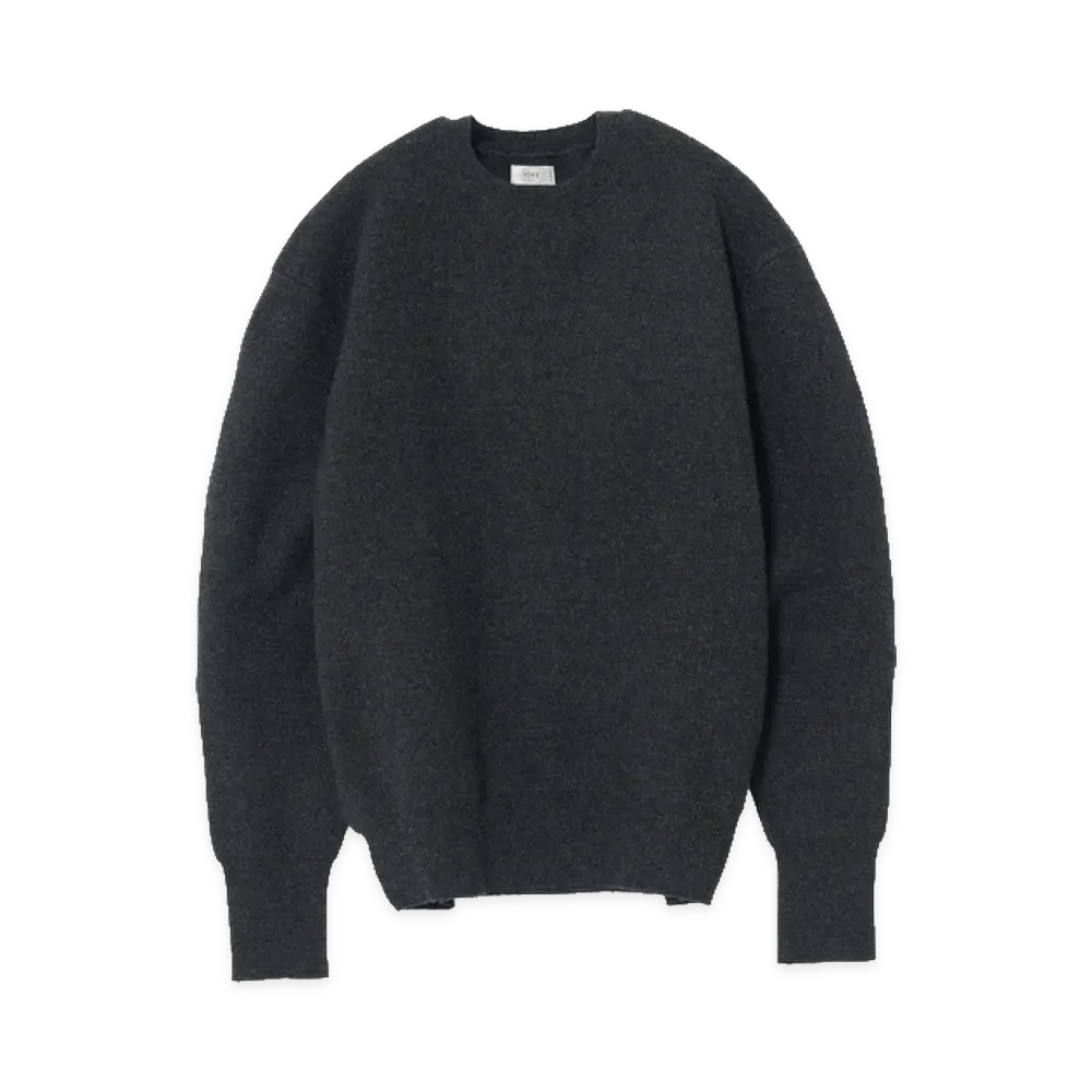 YOKE Cashmere Crewneck Sweater "Charcoal"