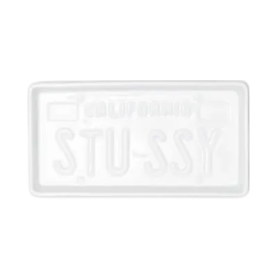 Stussy Ceramic License Plate Tray "Ceramic White"