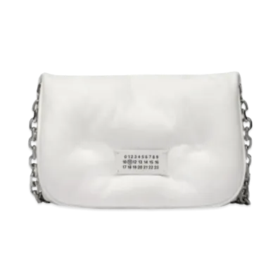 Maison Margiela Glam Slam Flap Small Shoulder Bag "White"