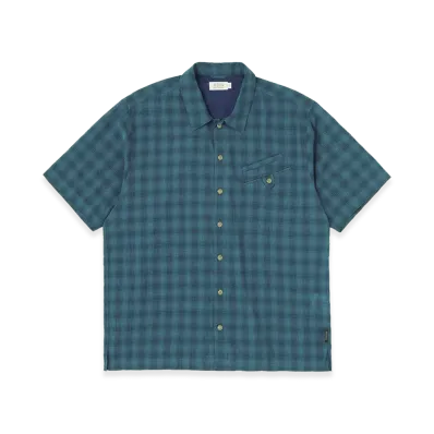 SEDAN ALL-PURPOSE Cotton Silk S/S Shirt "Navy"
