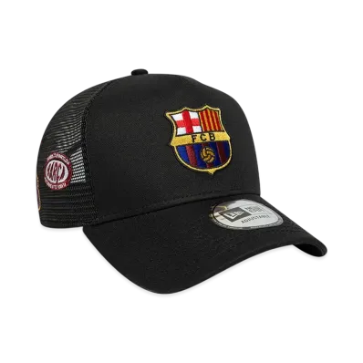 NEW ERA x FC Barcelona 9FORTY A-Frame Trucker Patch "Black"