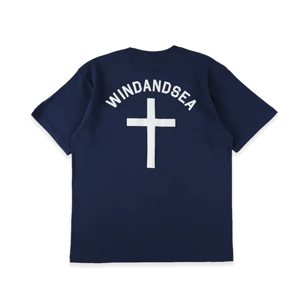 WIND AND SEA Cross Tee "Indigo"