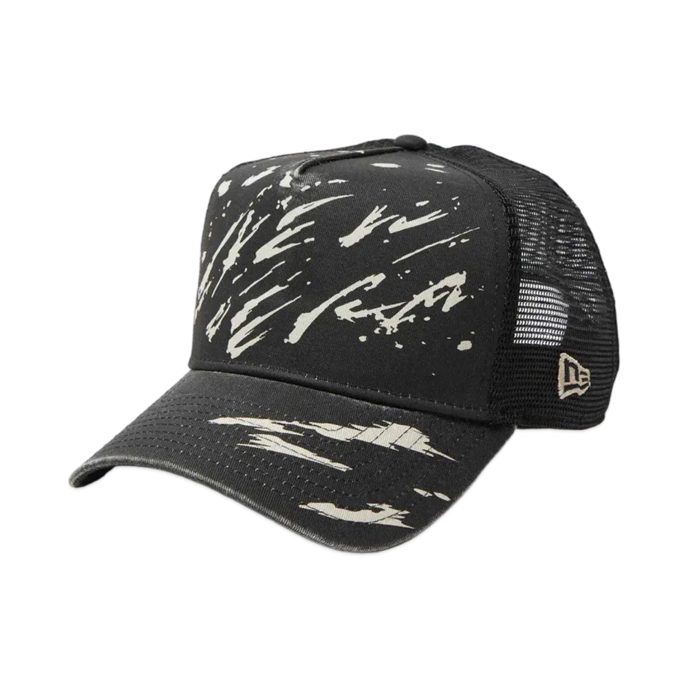 NEW ERA Dripping 9Forty A-Frame Tracker "Black"