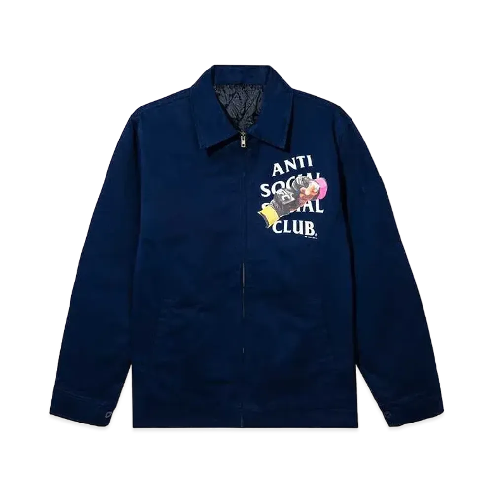 ANTI SOCIAL SOCIAL CLUB x UFC Corner Work Jacket "Navy"