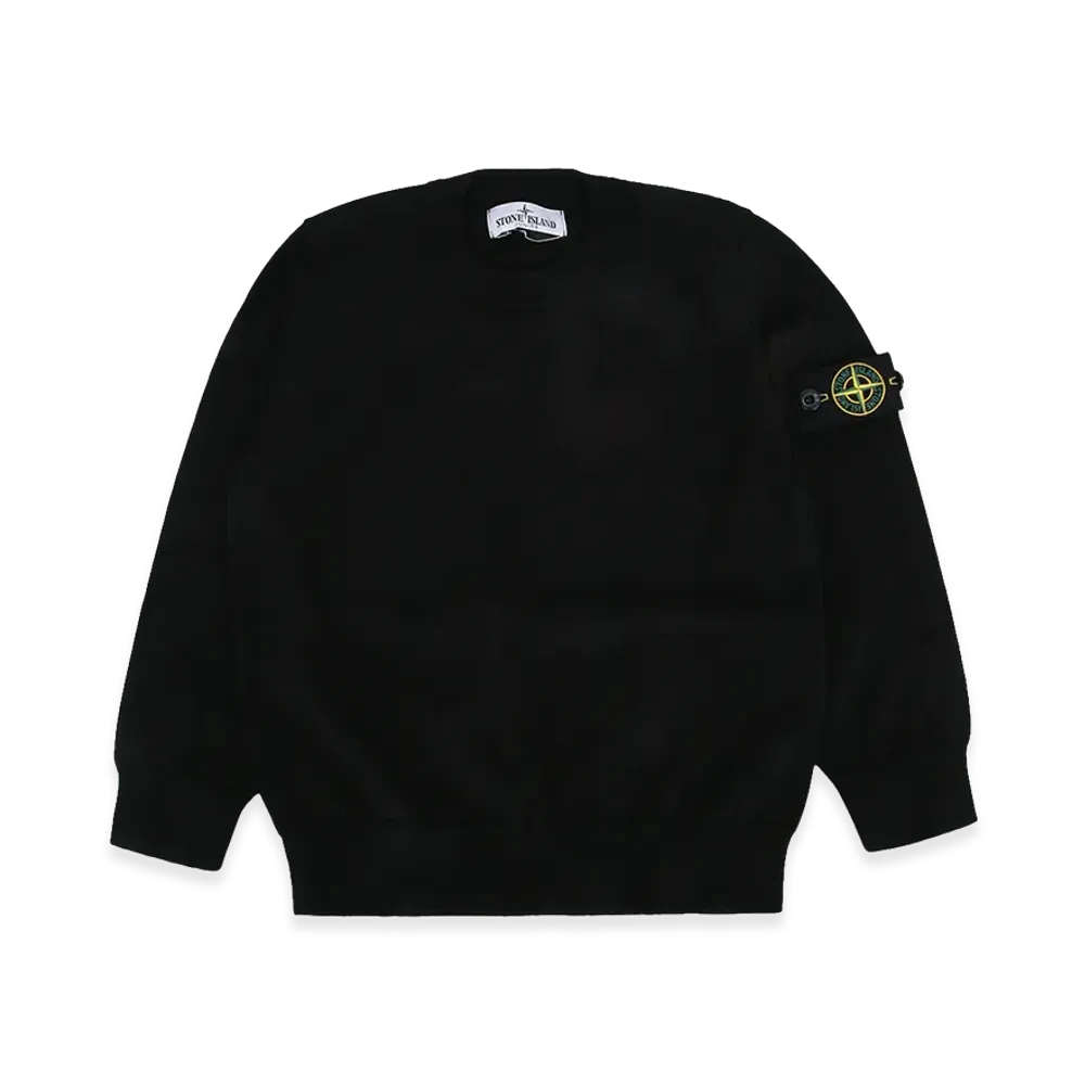 Stone Island Kids Crew Neck "Black"