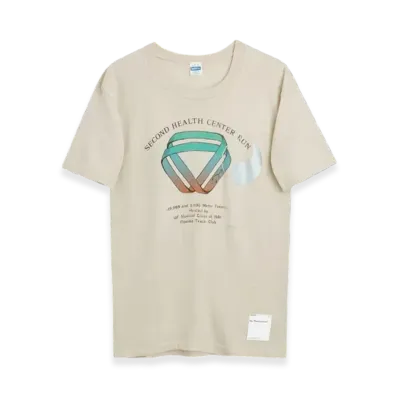 OUR LEGACY Work Shop Repossessed Marathon T-Shirt "Second Health Center Run"