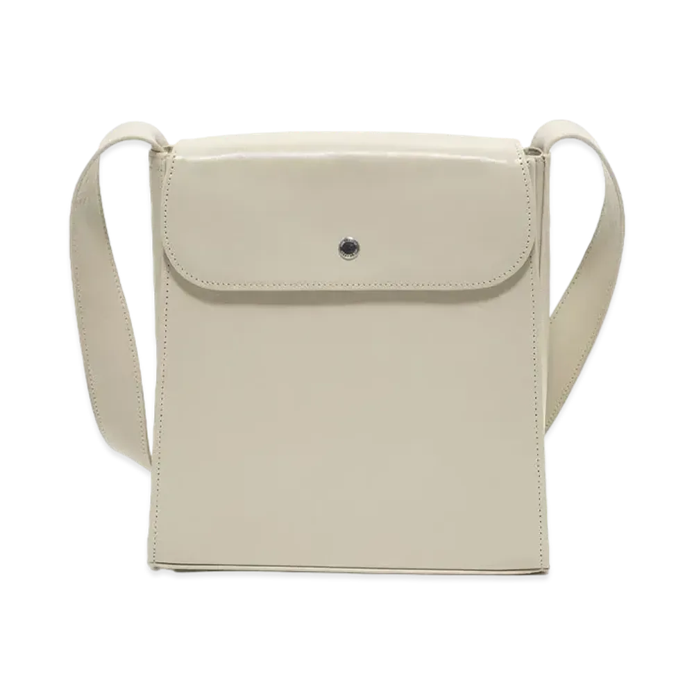 OUR LEGACY Extended Bag Leather "Dusty White"