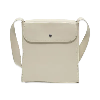 OUR LEGACY Extended Bag Leather "Dusty White"