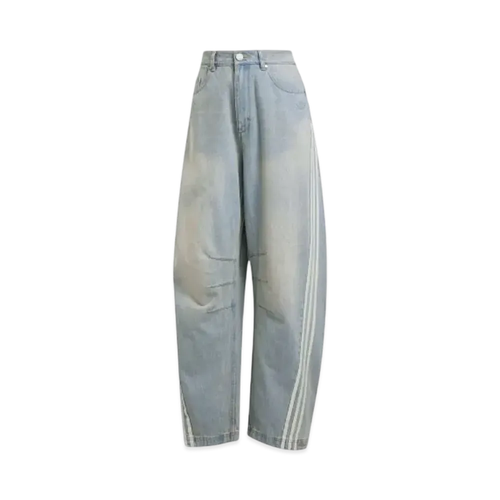 adidas Adilenium Season Banana Fit Washed Denim Pants "Light Denim"