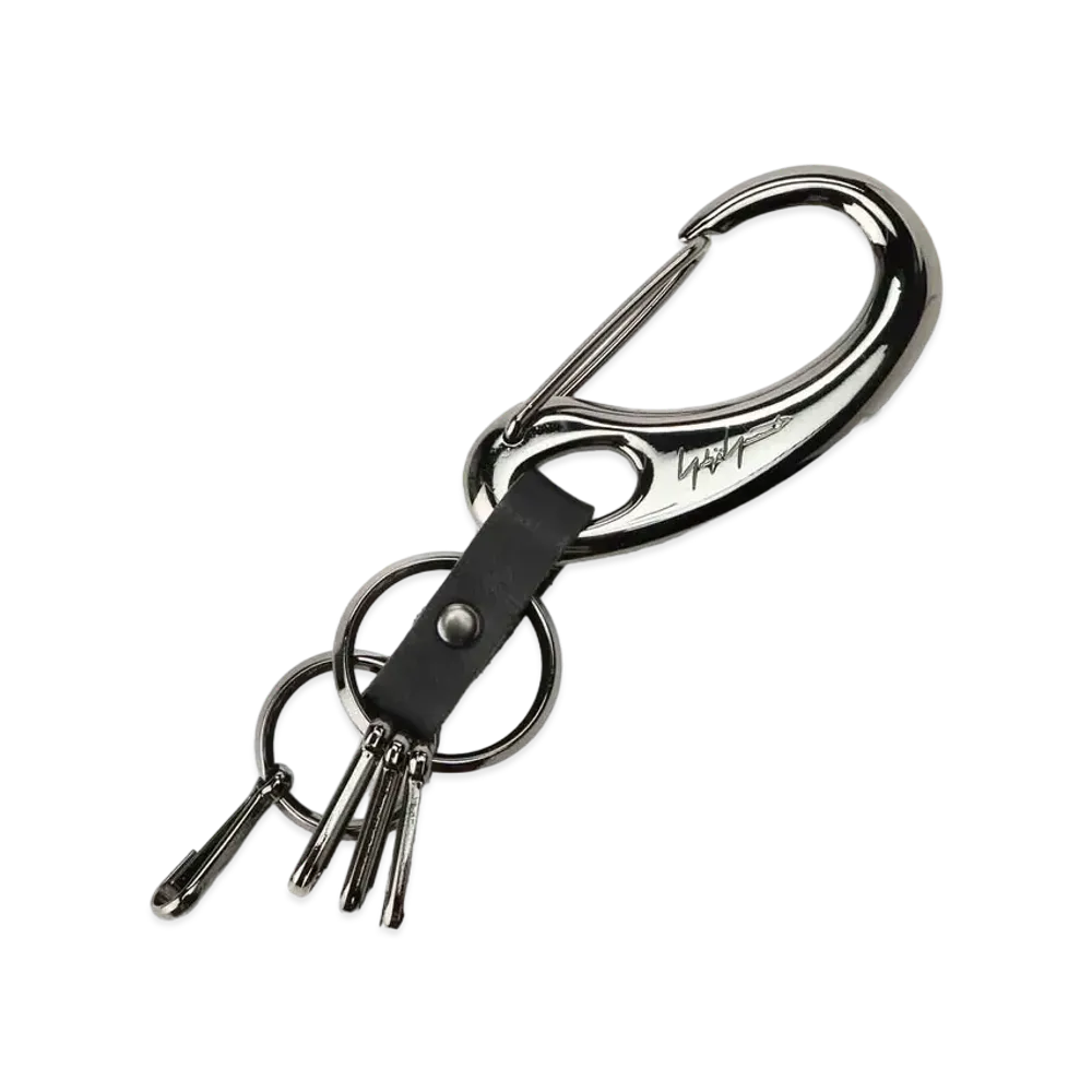 Yohji Yamamoto Pour Homme METAL CARABINER "Blacknickel"