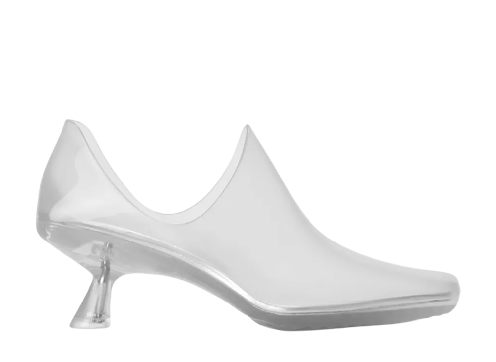 LOEWE Women's Emily Aqua Bootie "Transparent"