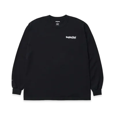 NEIGHBORHOOD NH . Tee LS-14 "Black"