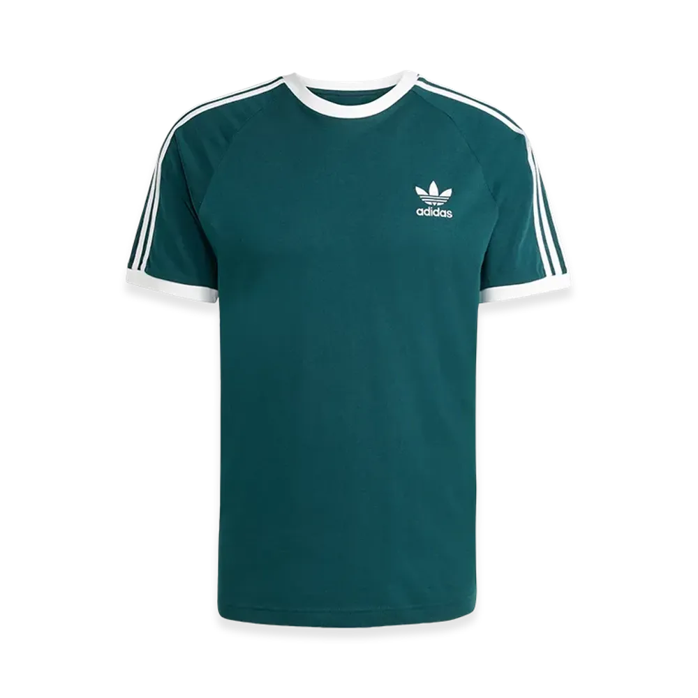 adidas Adicolor Classic Three-Stripe T-Shirt "Aurora Ivy/White"