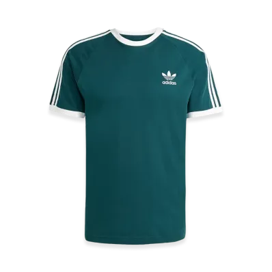 adidas Adicolor Classic Three-Stripe T-Shirt "Aurora Ivy/White"