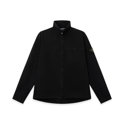 Stone Island 1200014 Organic Panama Cotton Old Effect "Black"