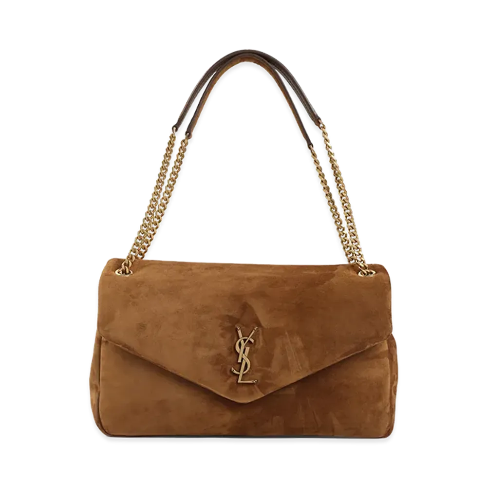 Saint Laurent Women's 'Calypso' Large Shoulder Bag "Brown"