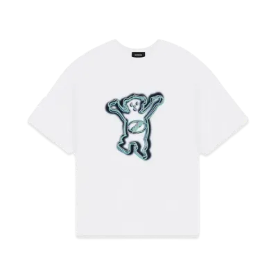 WE11DONE Colorful Teddy Print T-shirt "White"
