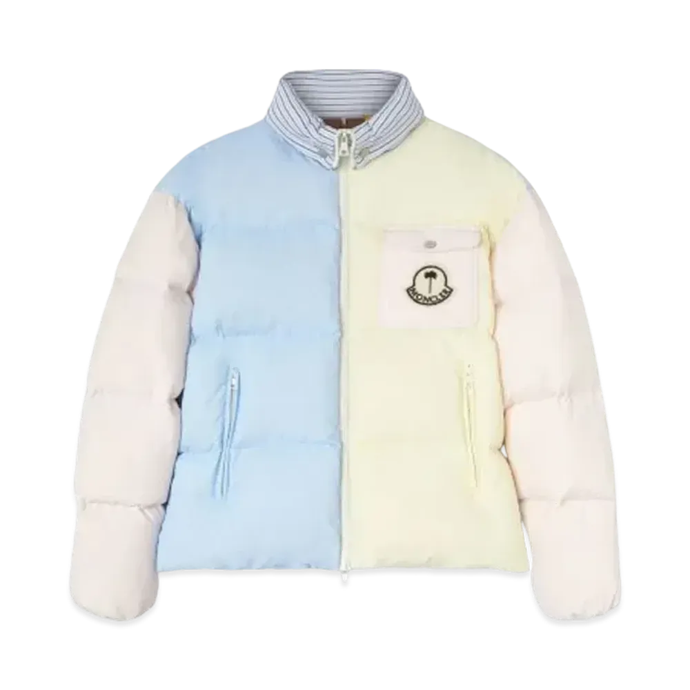 PALM ANGELS x MONCLER Genius Jacket "Light Blue Pink"
