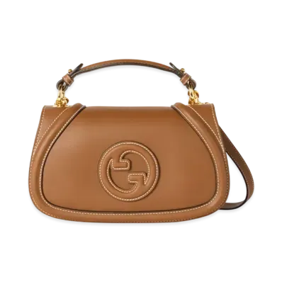GUCCI Blondie Small Top Handle Bag "Brown"