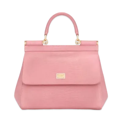 Dolce&Gabbana Sicily Bag Small Dauphine Calfskin "Pink"