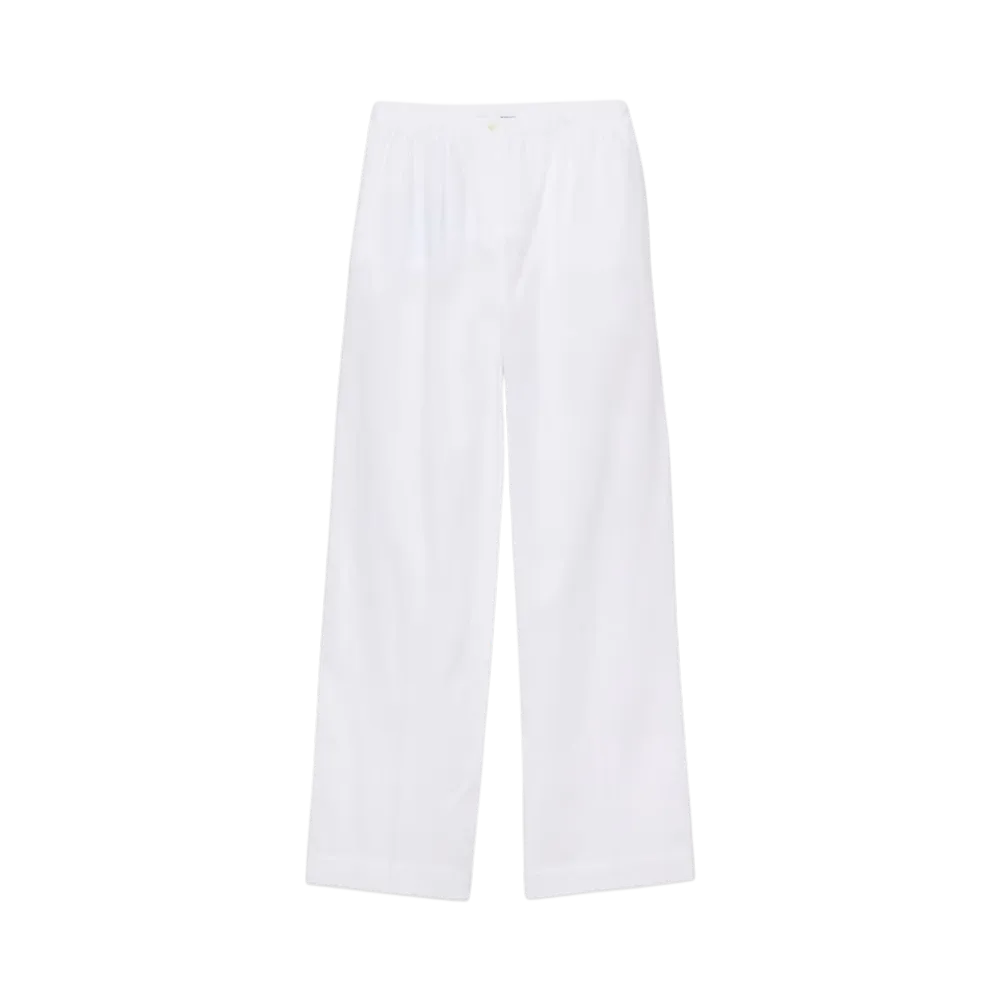 PRADA Women's Batiste Trousers "White"