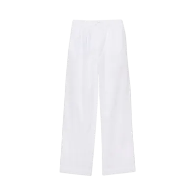PRADA Women's Batiste Trousers "White"
