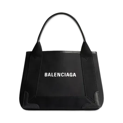 BALENCIAGA Women's Navy Cabas XS "Black"