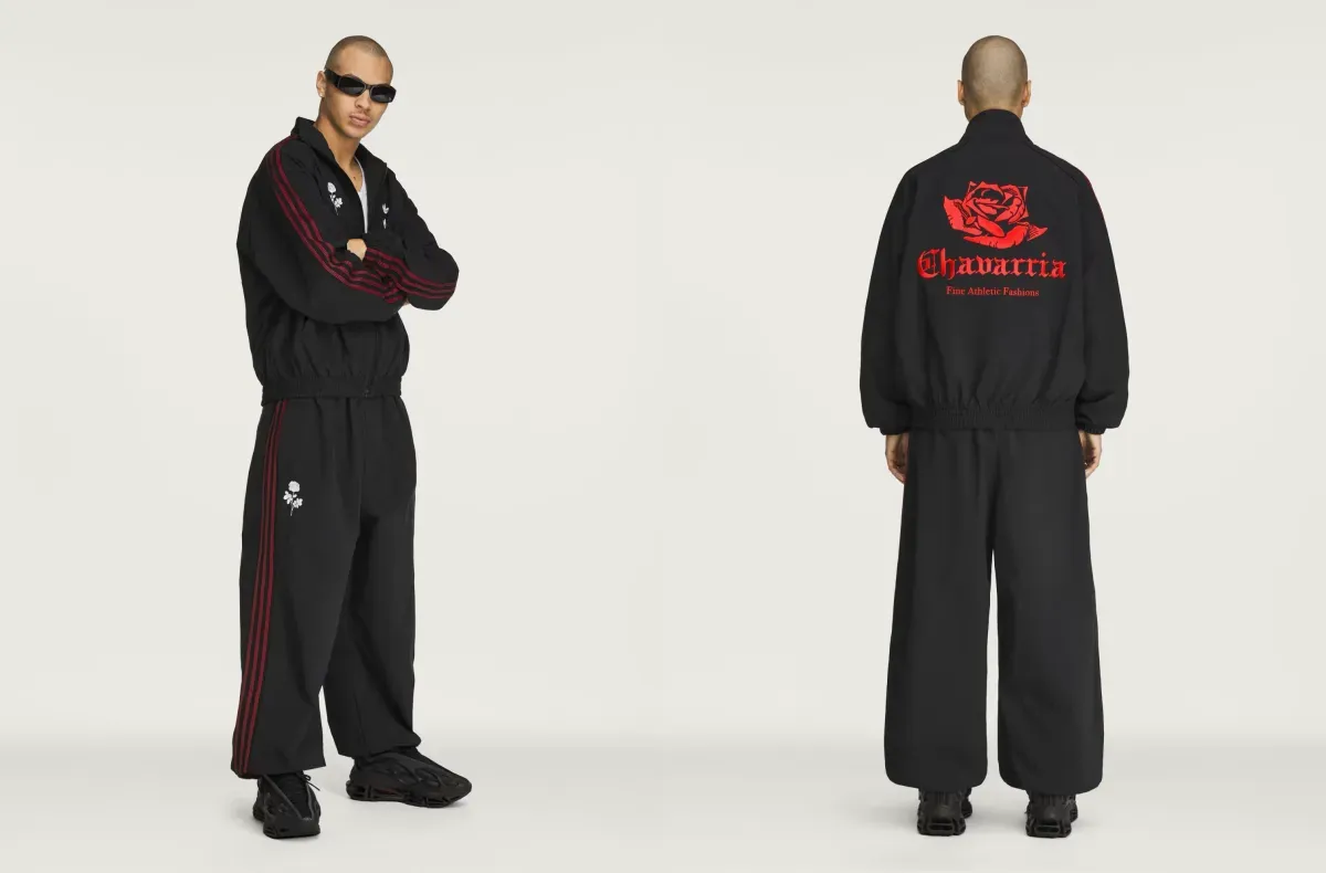 Willy Chavarria × adidas 26FW コレクションが10/3より発売!トラックジャケット&パンツやメガライドなどがラインナップ