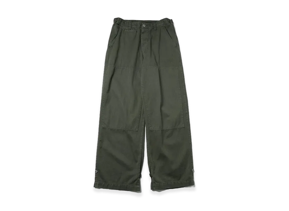 A.PRESSE Military Double Knee Trousers "Olive"