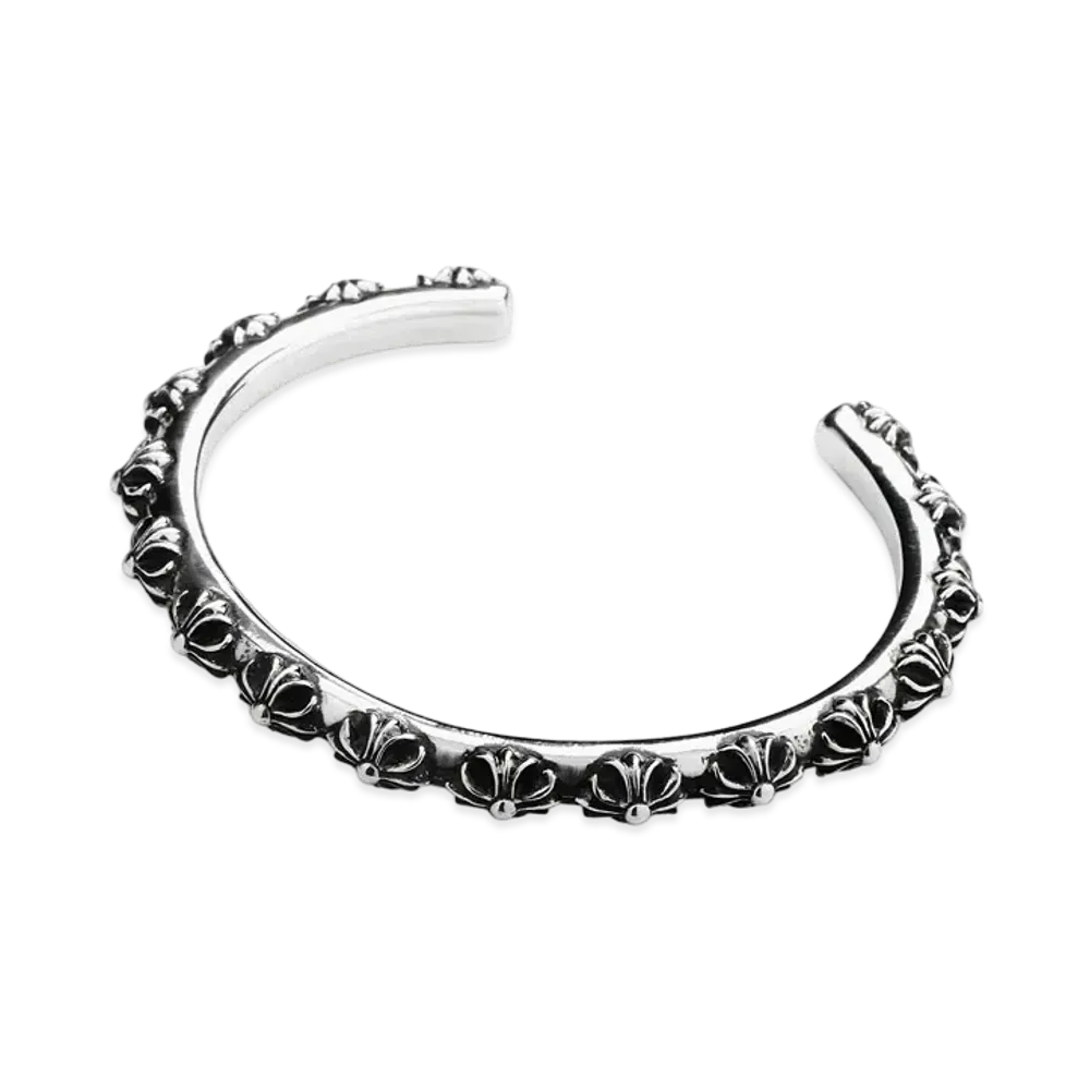 Chrome Hearts Cross Band Bangle "Silver"