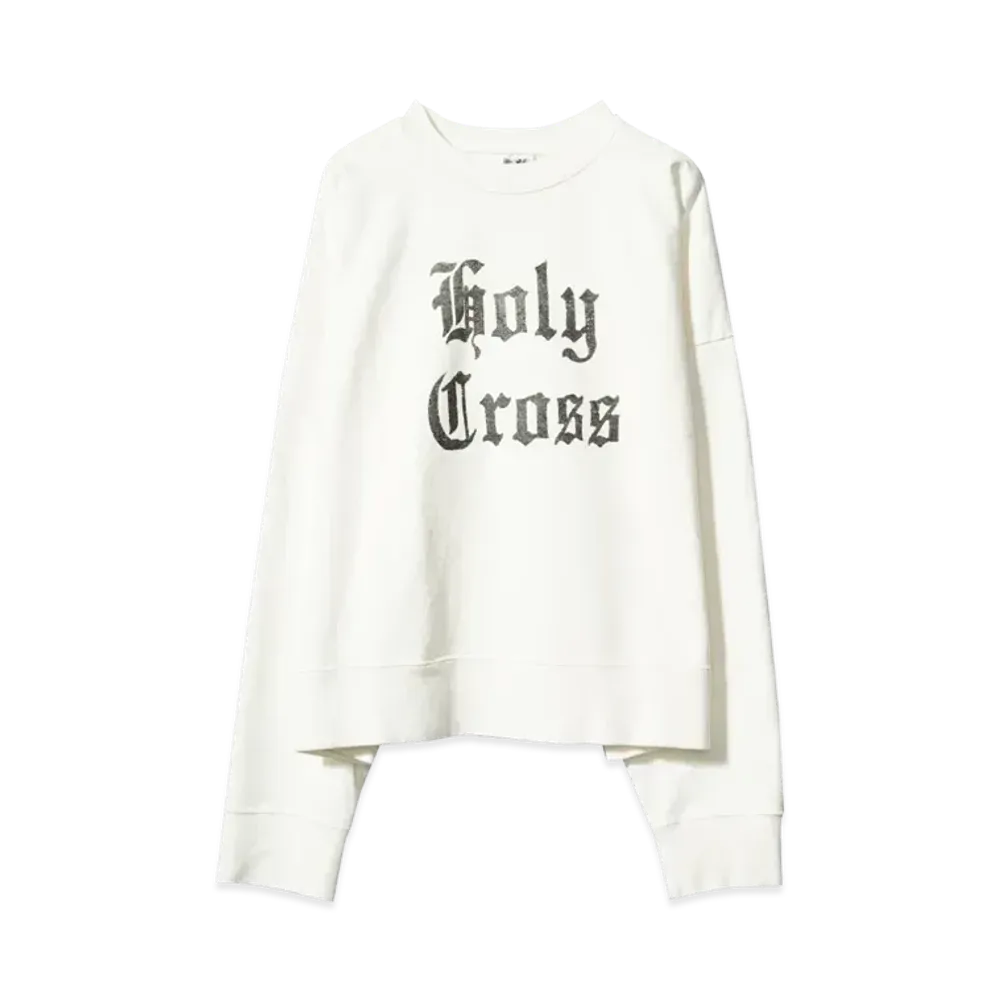 Basketcase HOLY CROSS, crewneck "OFF WHITE"