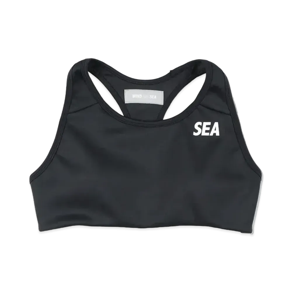 WIND AND SEA WDS (GET FIT BACK - FEMALE) BRA TOP "Black"