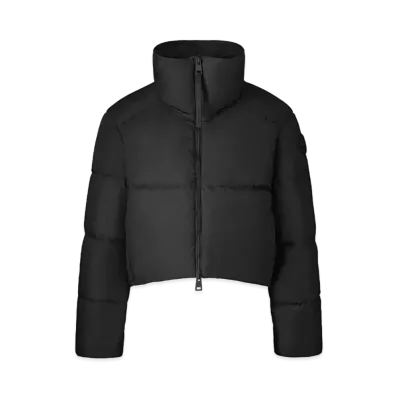 CANADA GOOSE Garnet Cropped Puffer "Black"