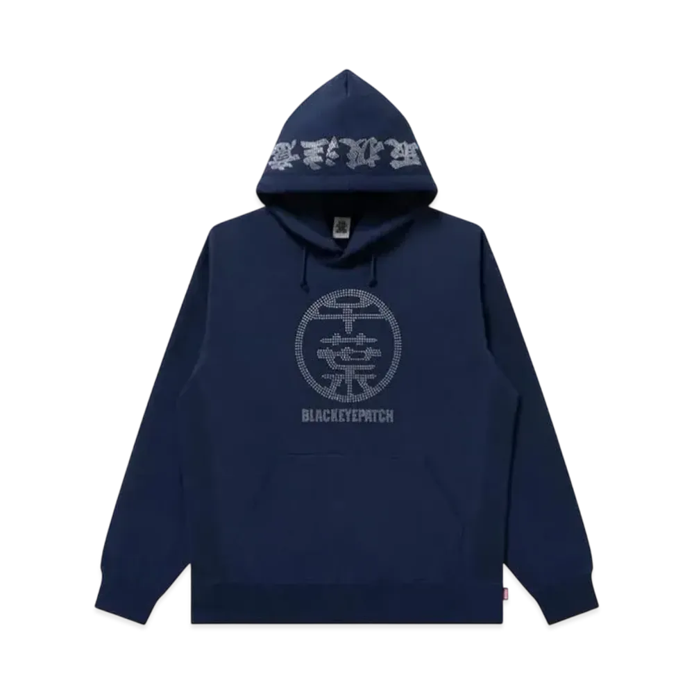 Blackeyepatch Yuki Chiba Star Rhinestone HWC Hoodie "Navy"