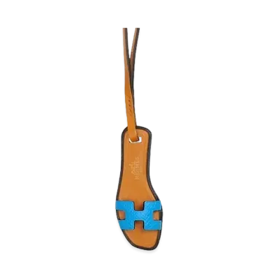 Hermes Oran Nano Epsom/Butler/Vache Hunter "Blue Frida/Natural Sable/Black"