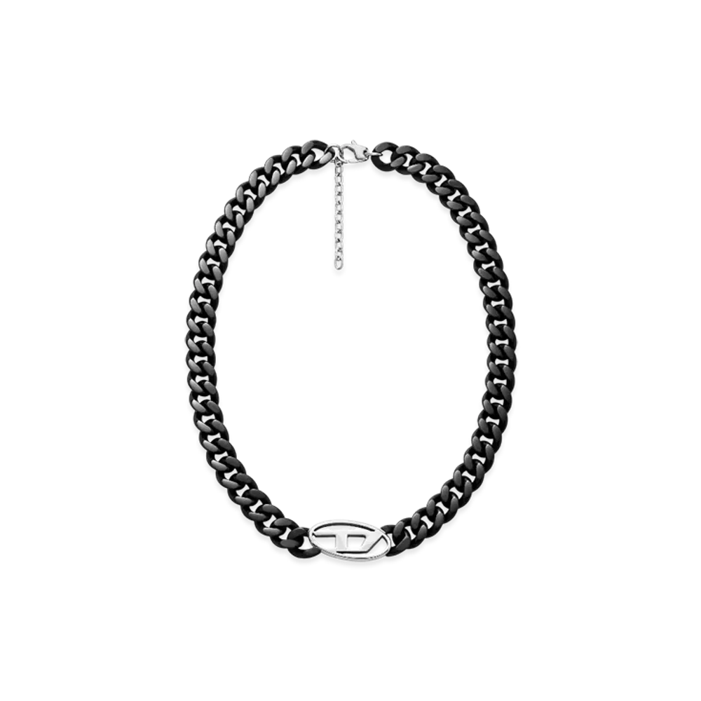 Diesel Dx1610931 Stainless Steel Chain Necklace "Black"