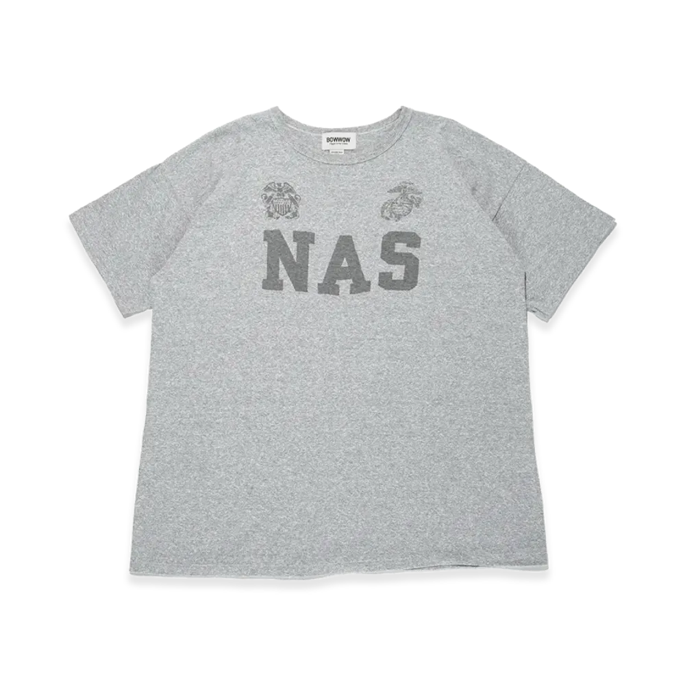 BOW WOW Naval Air Station 8812 Tee "Grey"