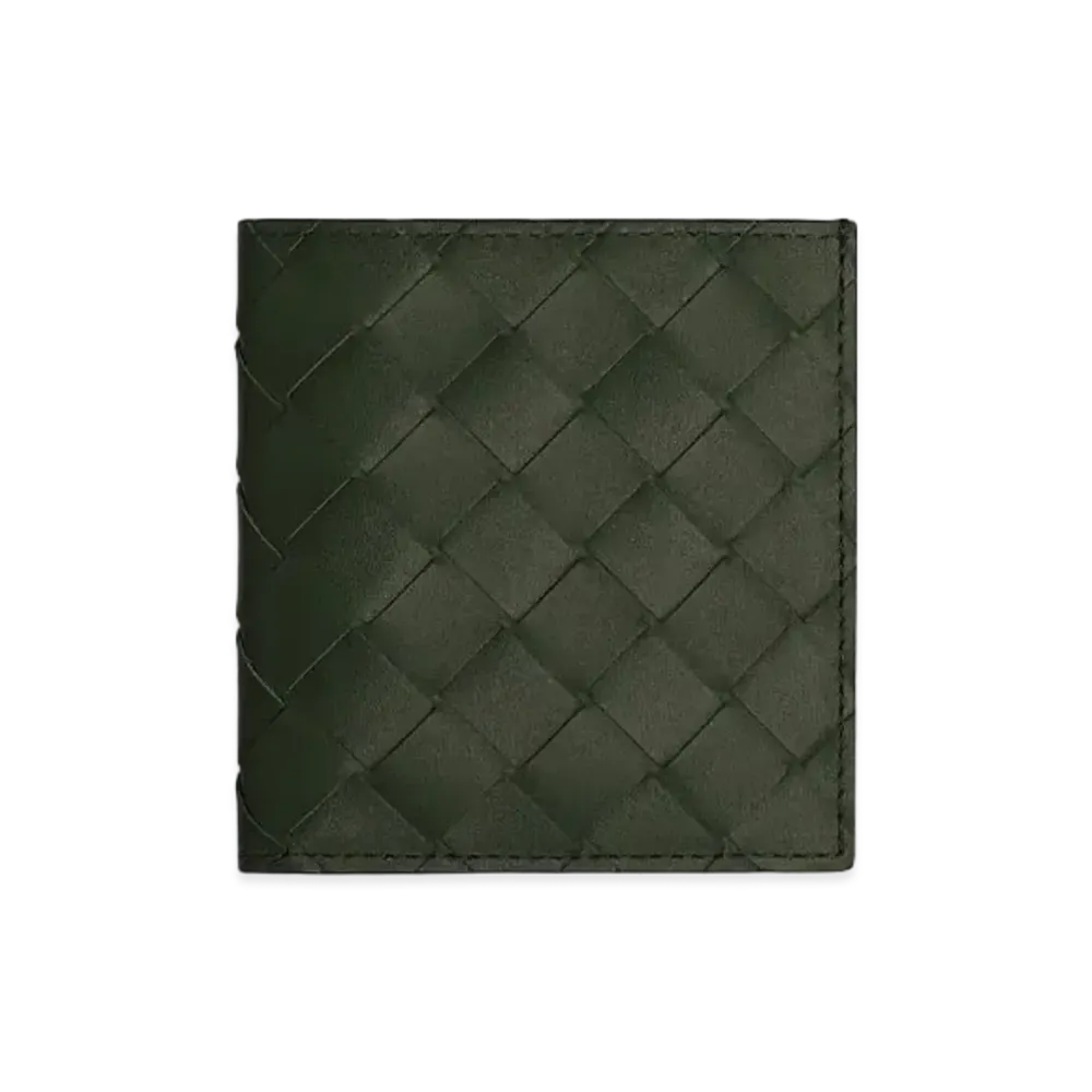 Bottega Veneta Slim Bifold Wallet "Camping"